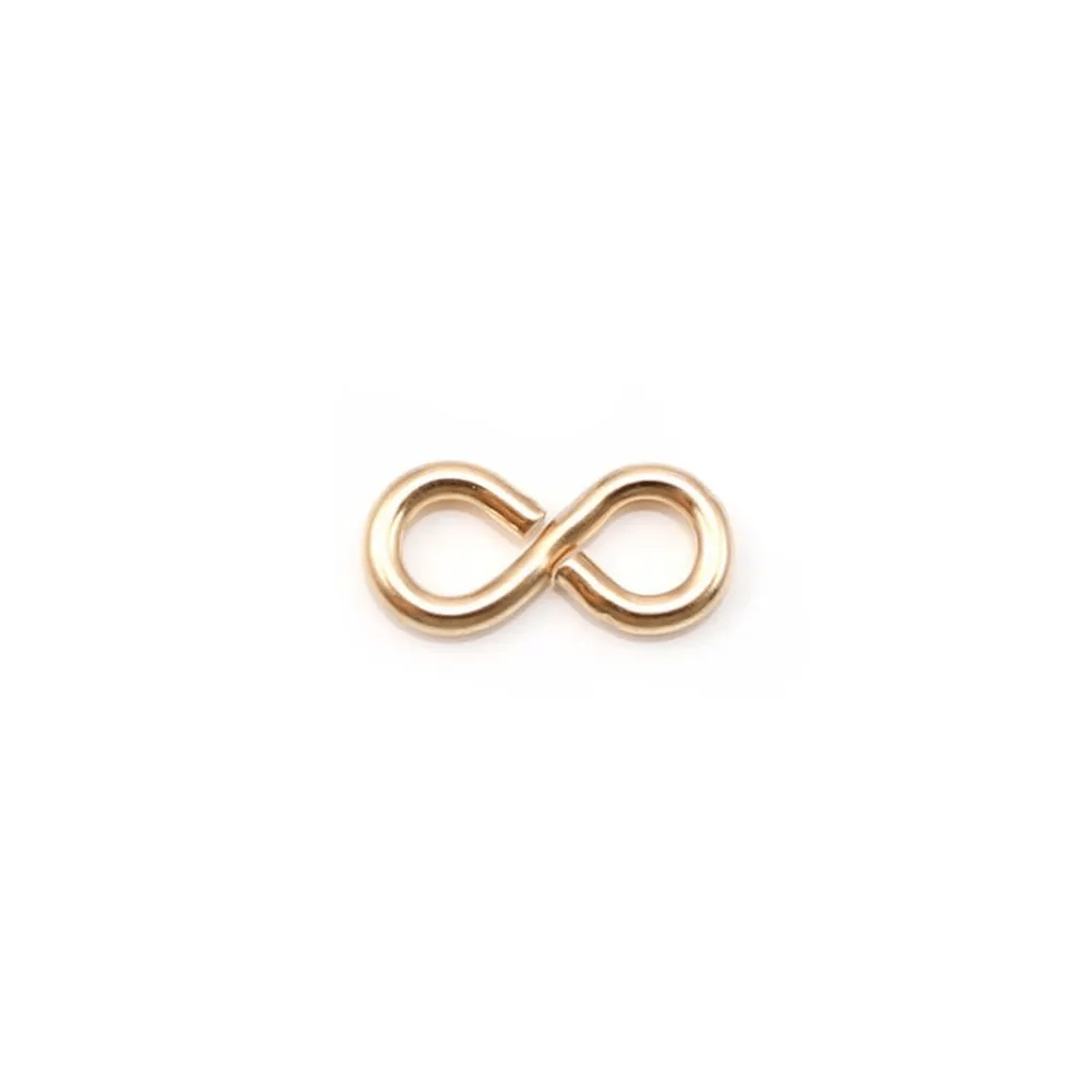 Intercalaire infini en gold filled 14 carats 4.25x9x1.0mm x 2pcs