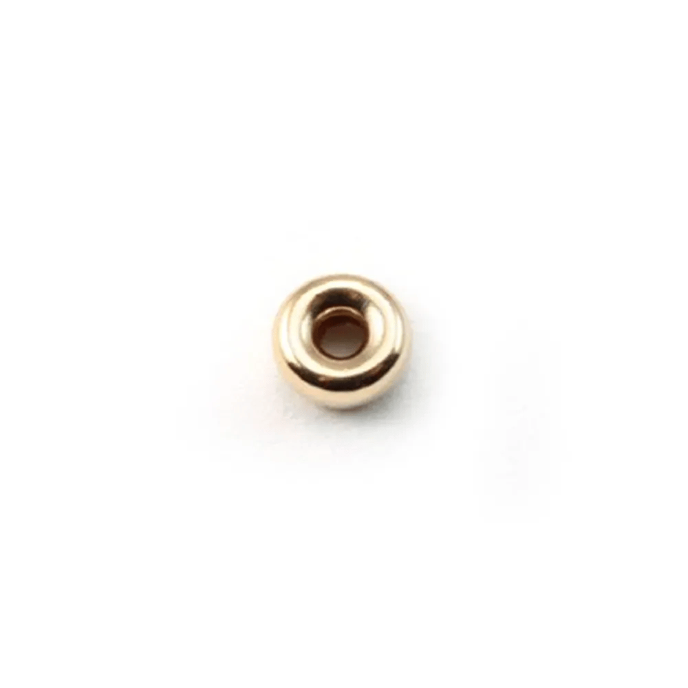 RONDELLE 5X1.4MM GOLD FILLED 14 CARAT 2.84G20PCS