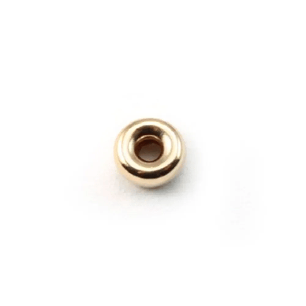 RONDELLE 5X1.4MM GOLD FILLED 14 CARAT 2.84G20PCS