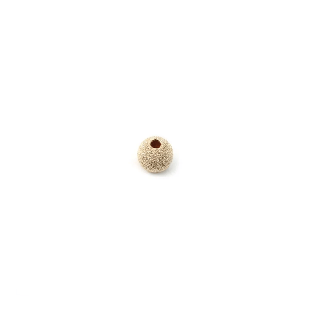BOULE 8X2MM GOLD FILLED 14 CARAT 2.47G 5PCS	