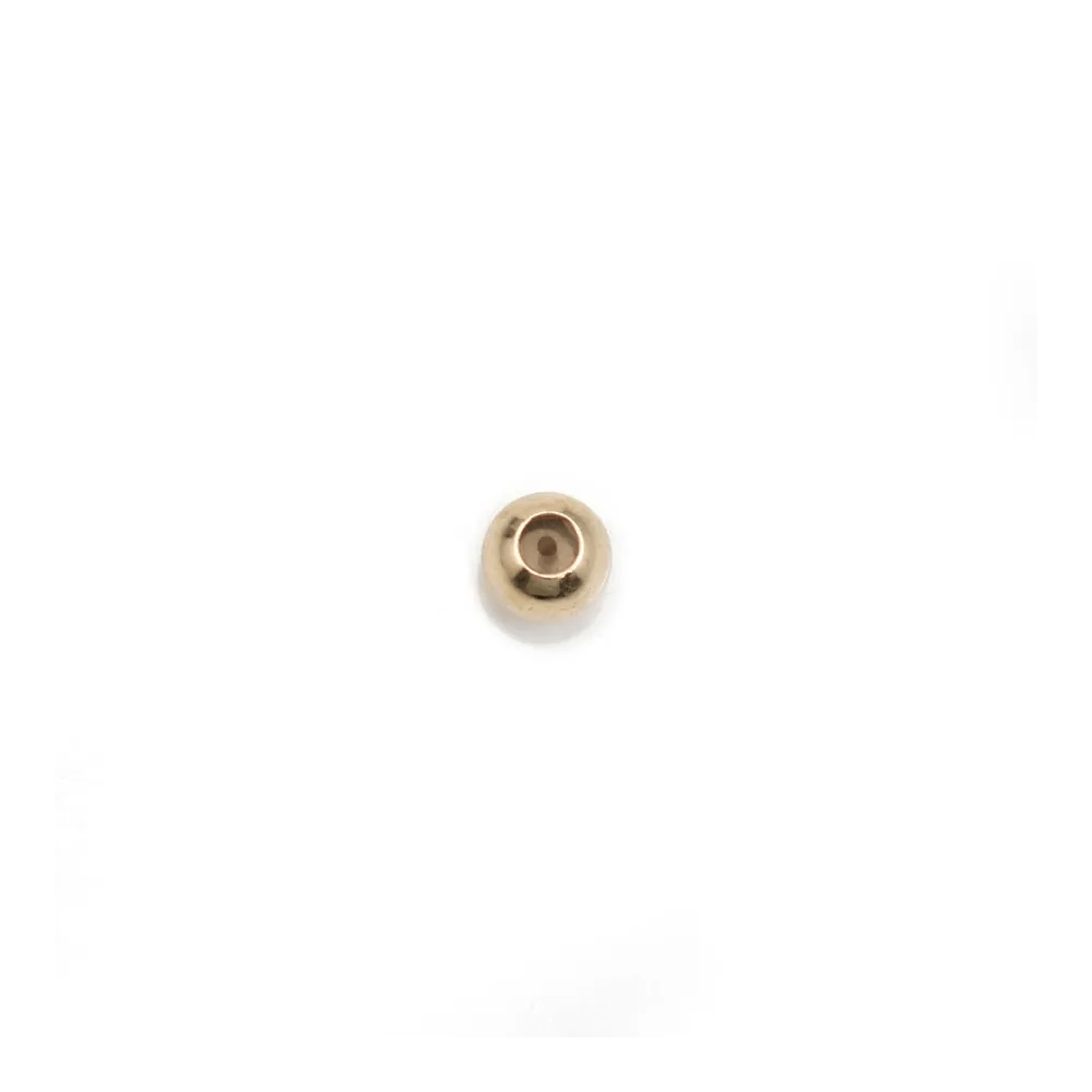 Stoppeur en gold filled 14k, en forme de perles, 3-4mm x 3pcs