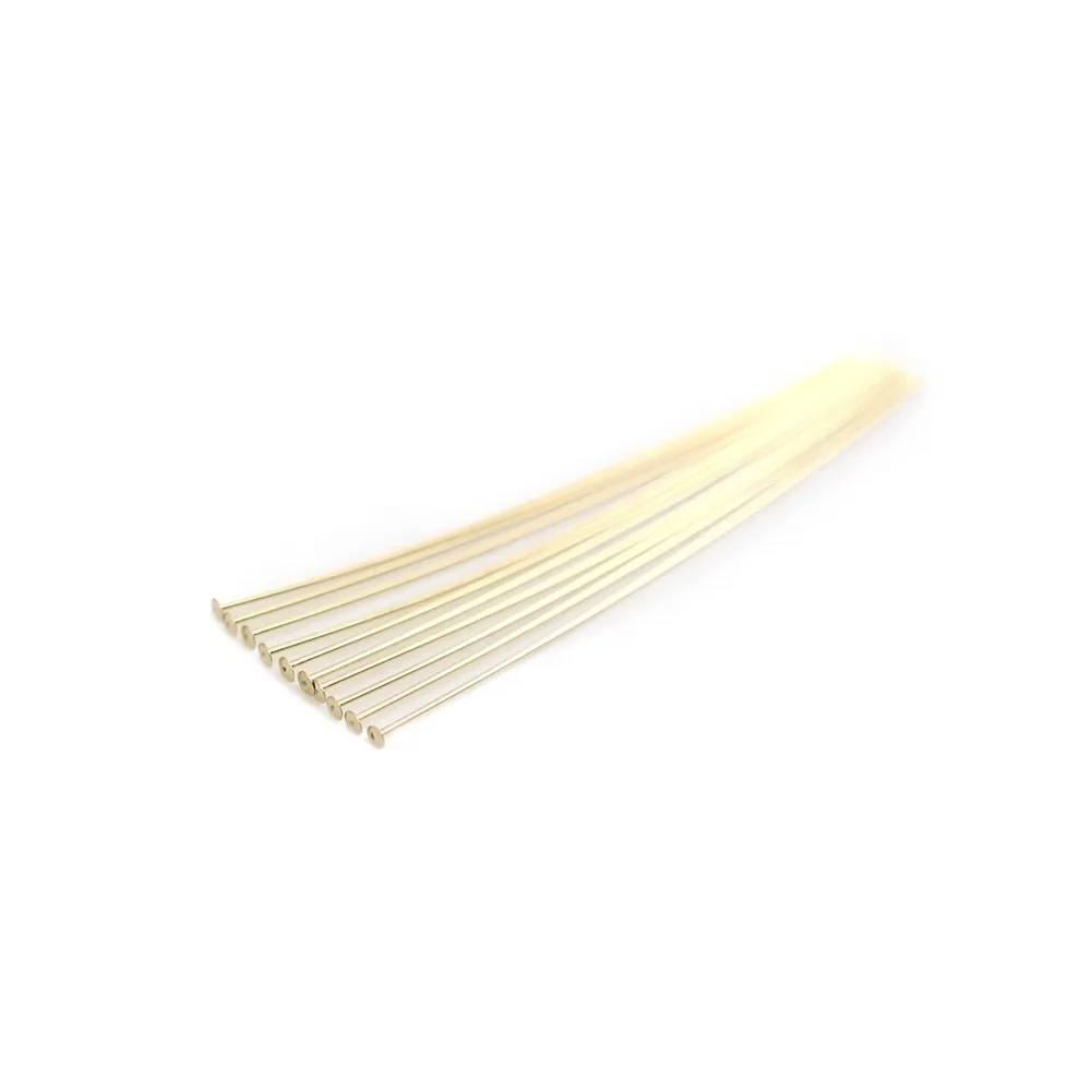 CLOU TETE PLAT 38X0.38MM GOLD FILLED 14 CARAT 4.1G100pcs