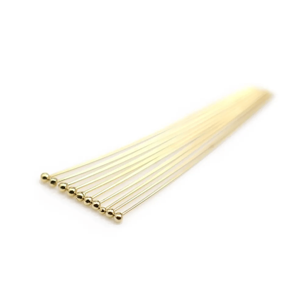 CLOU TETE ROND 38X0.5MM GOLD FILLED 14 CARAT 4.4G50PCS