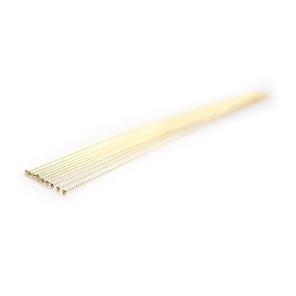 14K Gold filled 75X0.5MM Headpin x 4pcs
