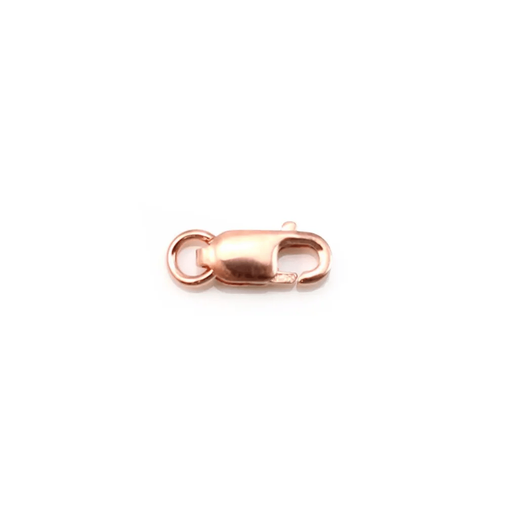 Fermoir mousqueton en gold filled 14 carat rosé 3x8mm x 1pc
