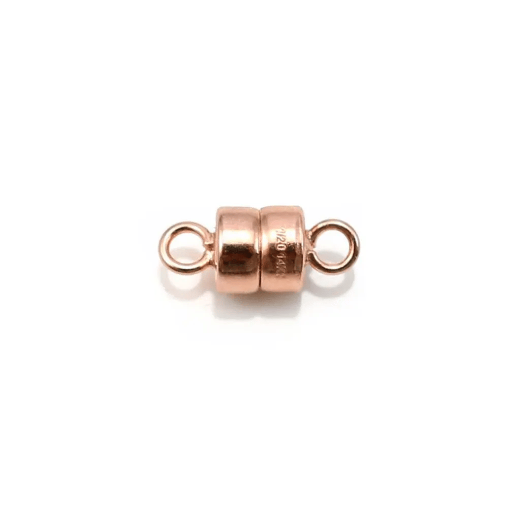 Fermoir aimanté 6mm Gold filled rose 14 carats x 1pc
