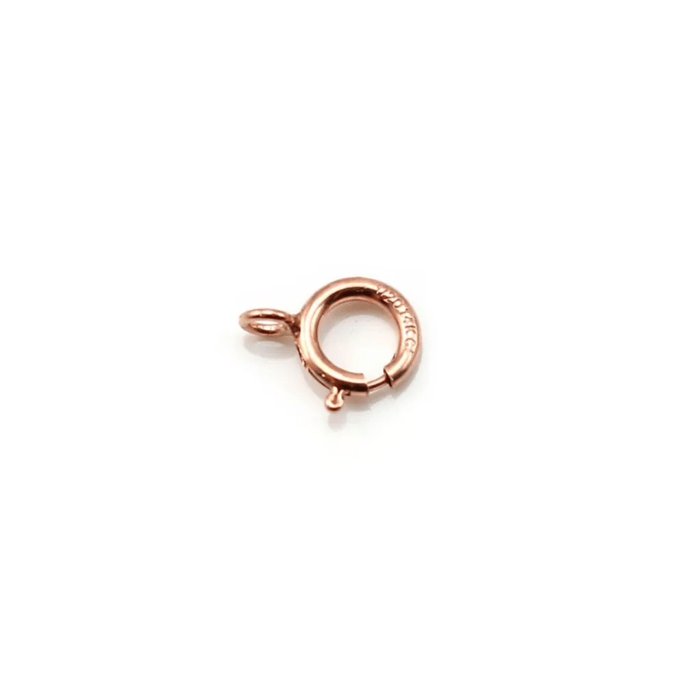 Fermoir à ressort en gold filled 14 carats rosé 5.5mm x 1pc
