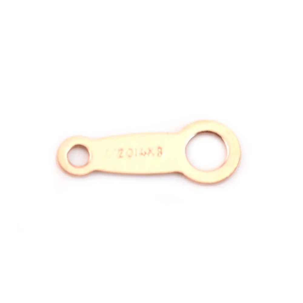 Gold filled rosé 14 carats attache fermoir 3x8mm x 10pcs
