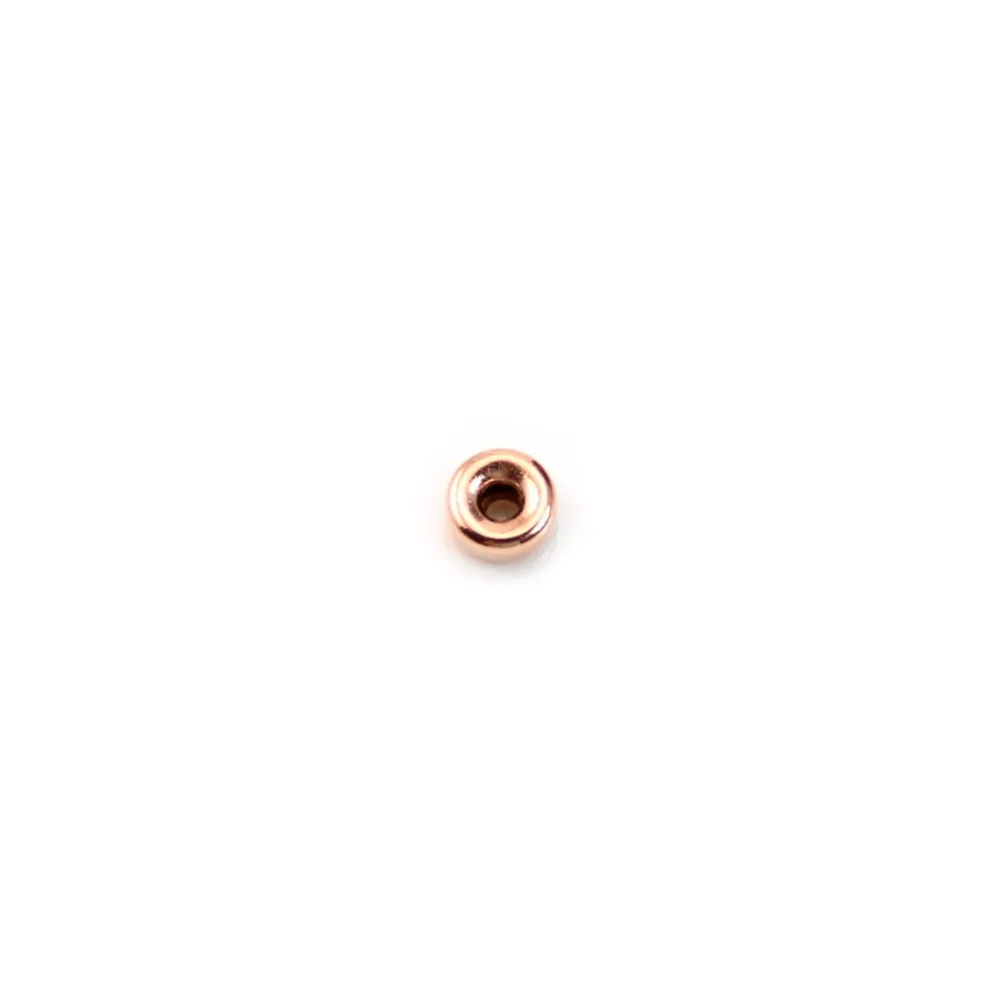 Gold filled rosé 14k rondelle 3mm x 5pcs