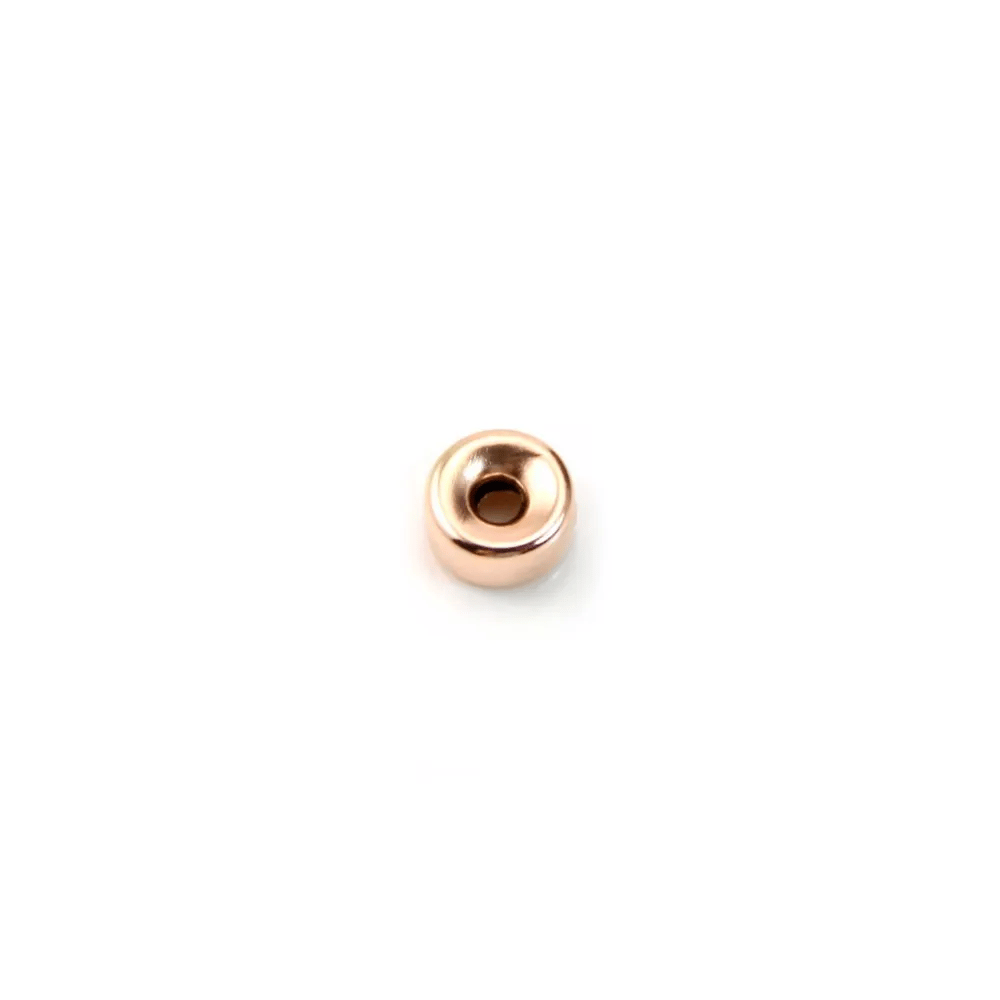 Gold filled rosé 14k rondelle 5x2.7mm x 2pcs