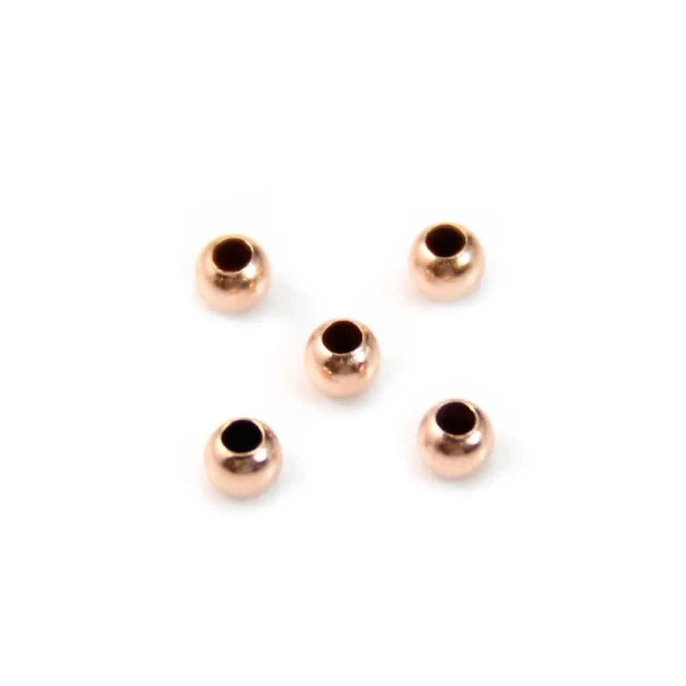 Gold filled rosé 14k perles 2mm x 20pcs