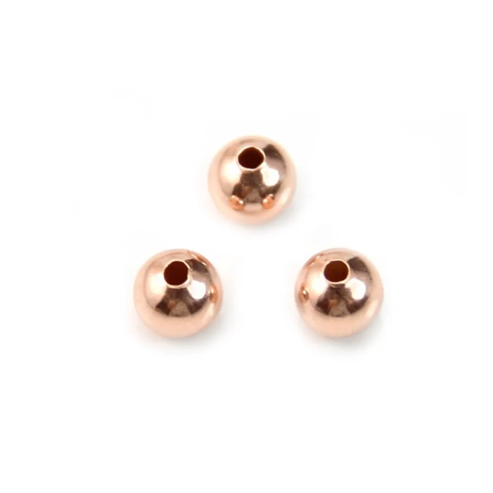 Gold filled rosé 14k perles 4mm x 6pcs