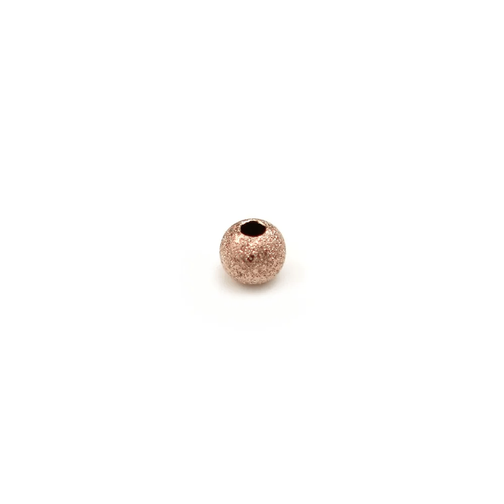 Diamond ball, in 14 carat pink gold filled, 1 * 3mm x 10pcs
