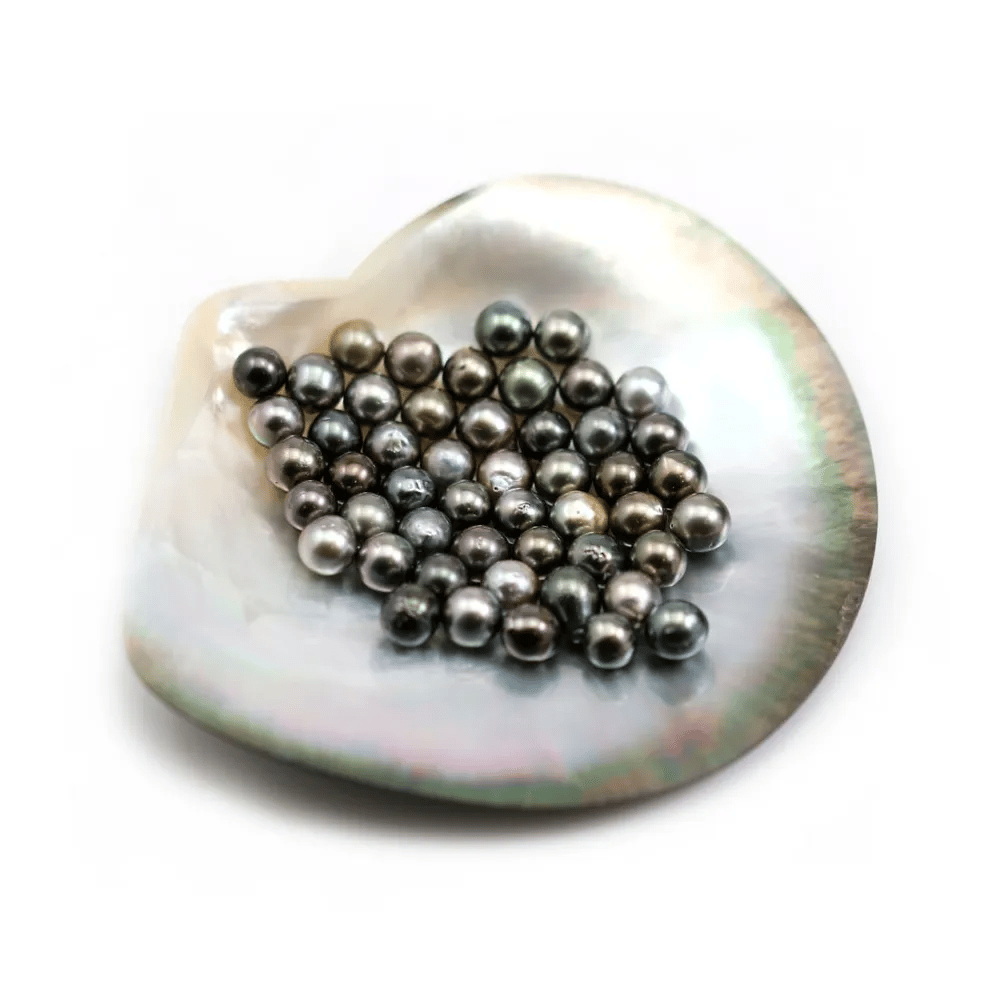 Perle tahiti baroque 8-10mm lot de 6pcs