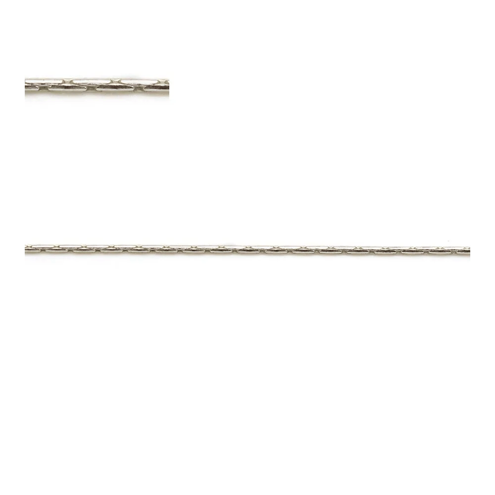 Chaîne argent 925 serpentine 0.5mm x  50 cm