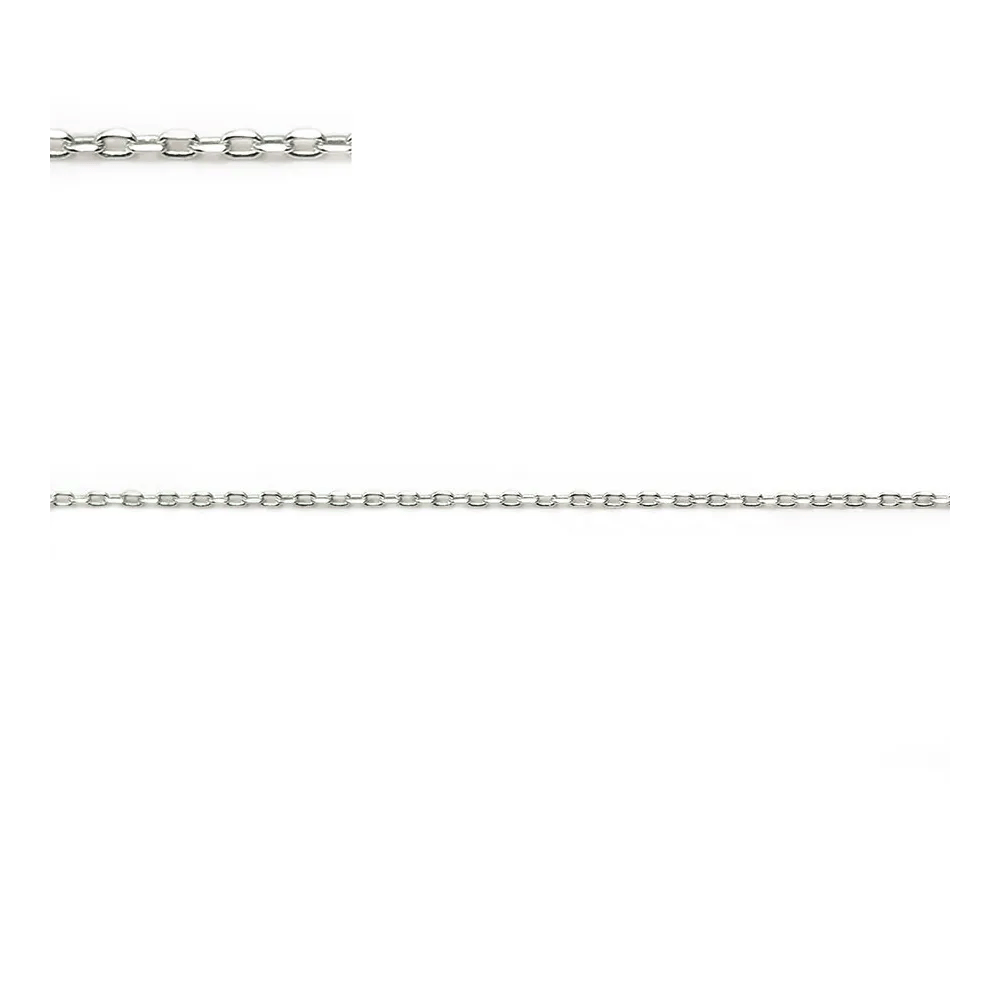 925 sterling silver forcat  chain 1.1x1.7mm x 50cm