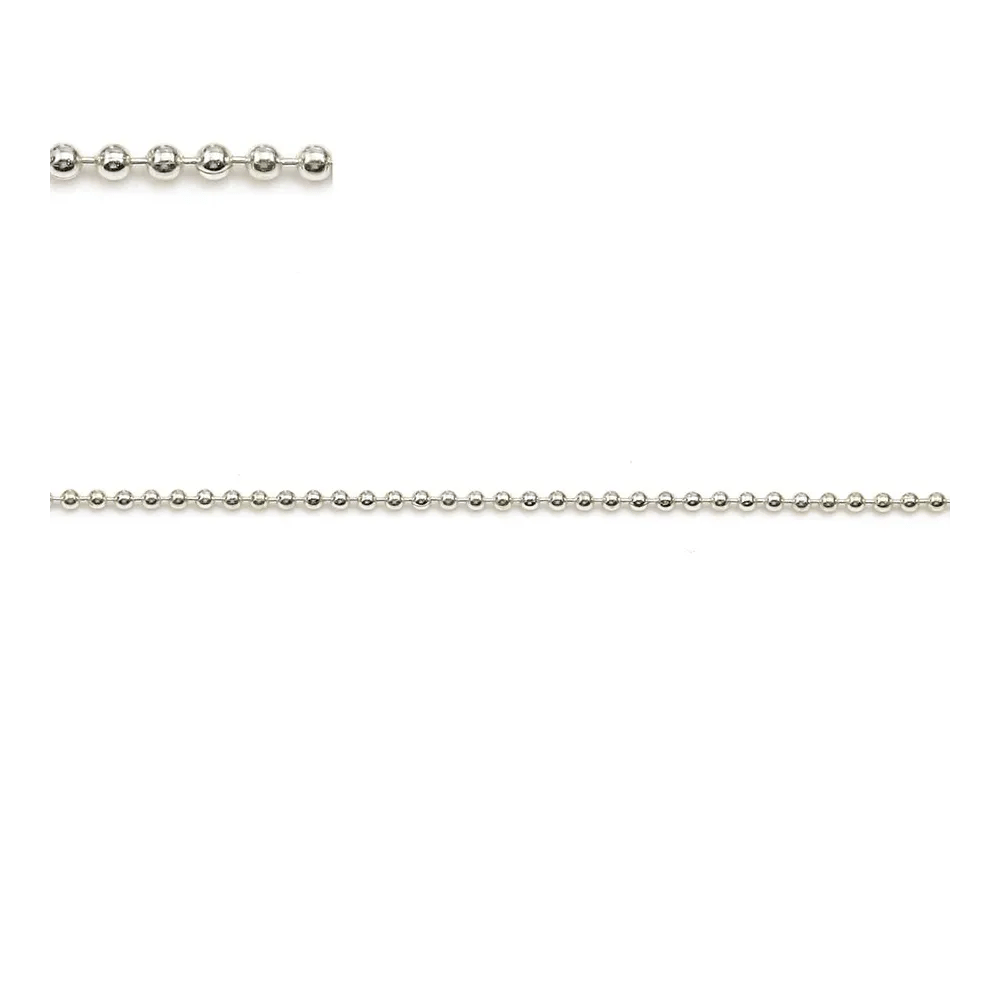 925 sterling silver ball chain 1.15mm x 50cm