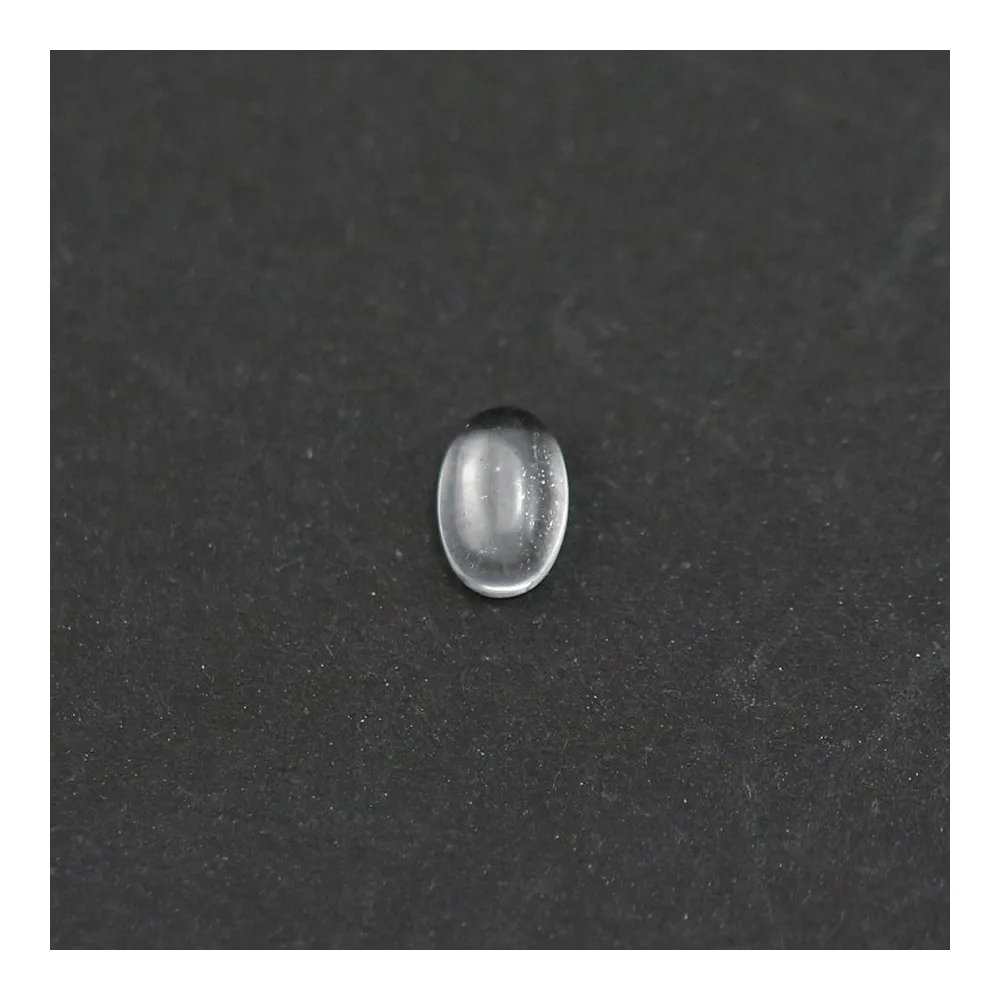 Cabochon cristal de roche oval 4x6mm x 4pcs