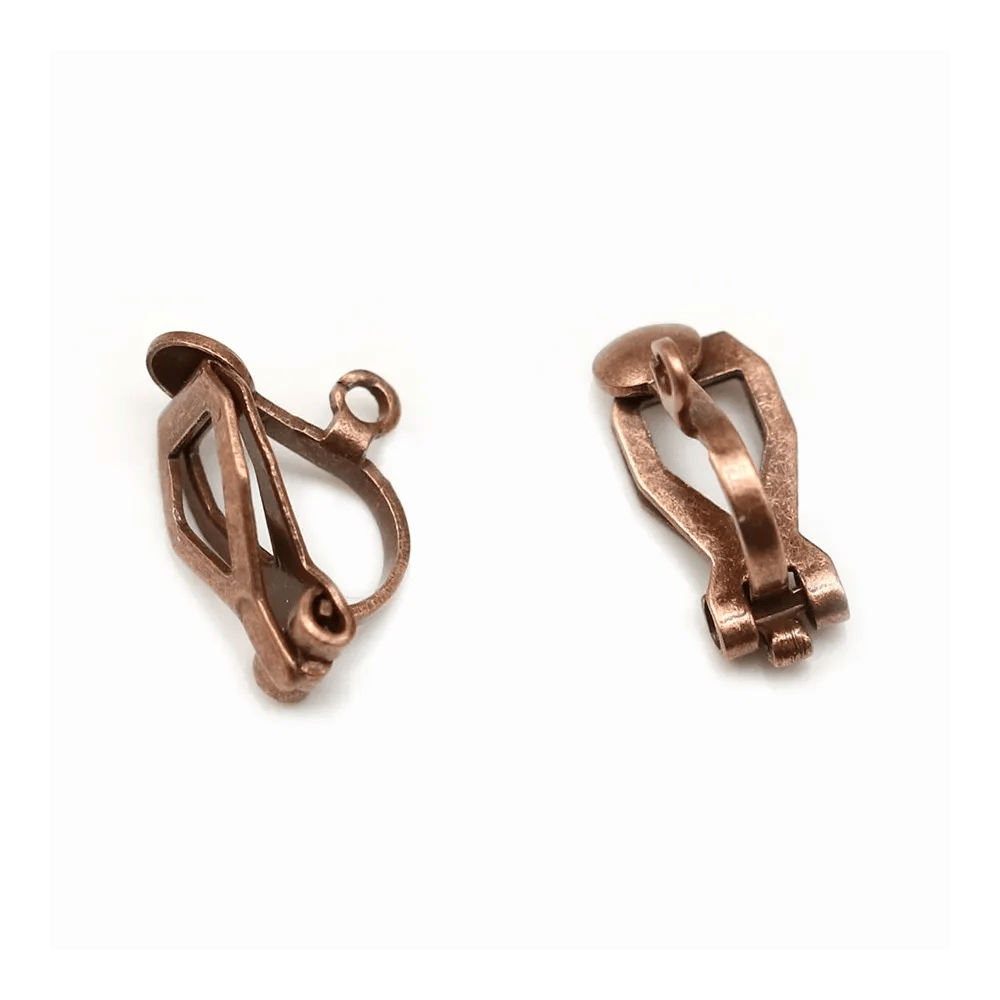 Clip support cuivre 6x14mm x 10pcs
