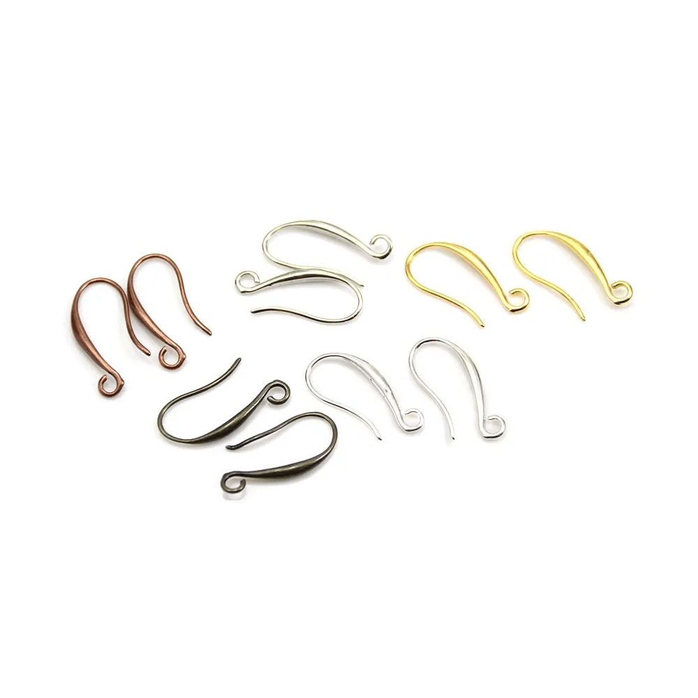 Crochets d'oreilles, disponible en différentes couleurs, 9 * 21mm x 20pcs