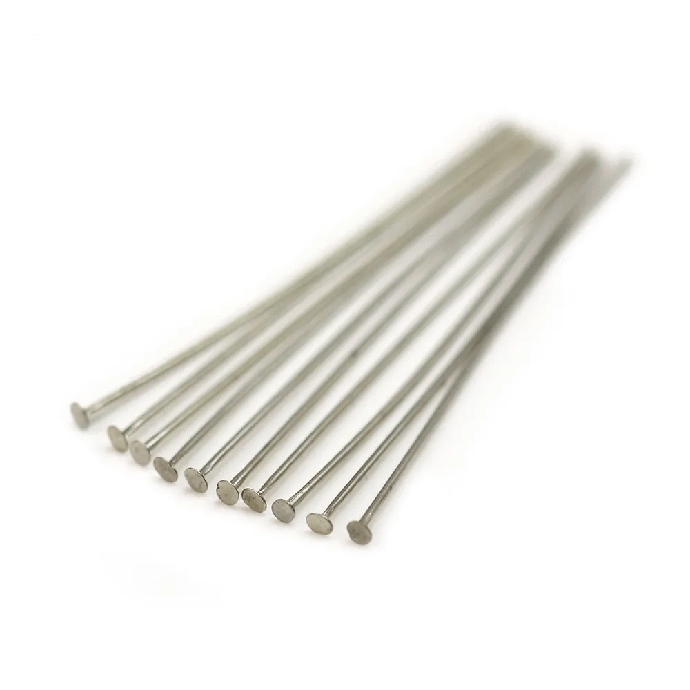 Clou en métal, avec en finition une "tête" plate, 0.6 * 40mm x 200pcs
