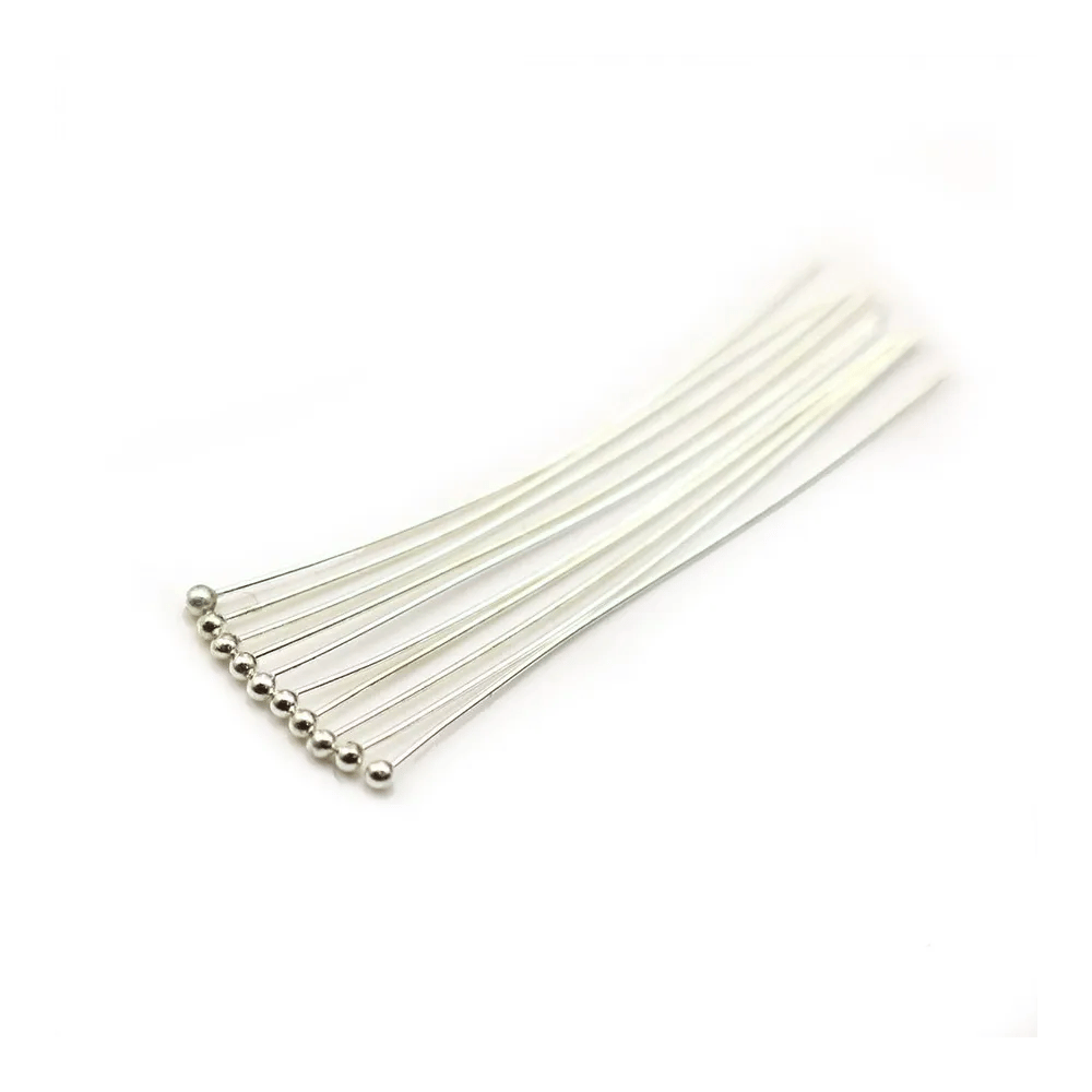 Clou en métal, à tête en forme de boule ronde, 0.6 * 50mm x 200pcs