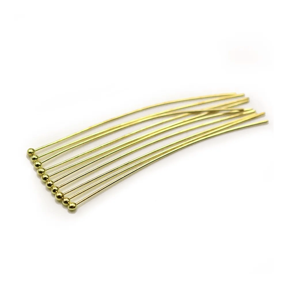 Nail on metal, in round ball head shaped, 0.6 * 60mm x 200pcs