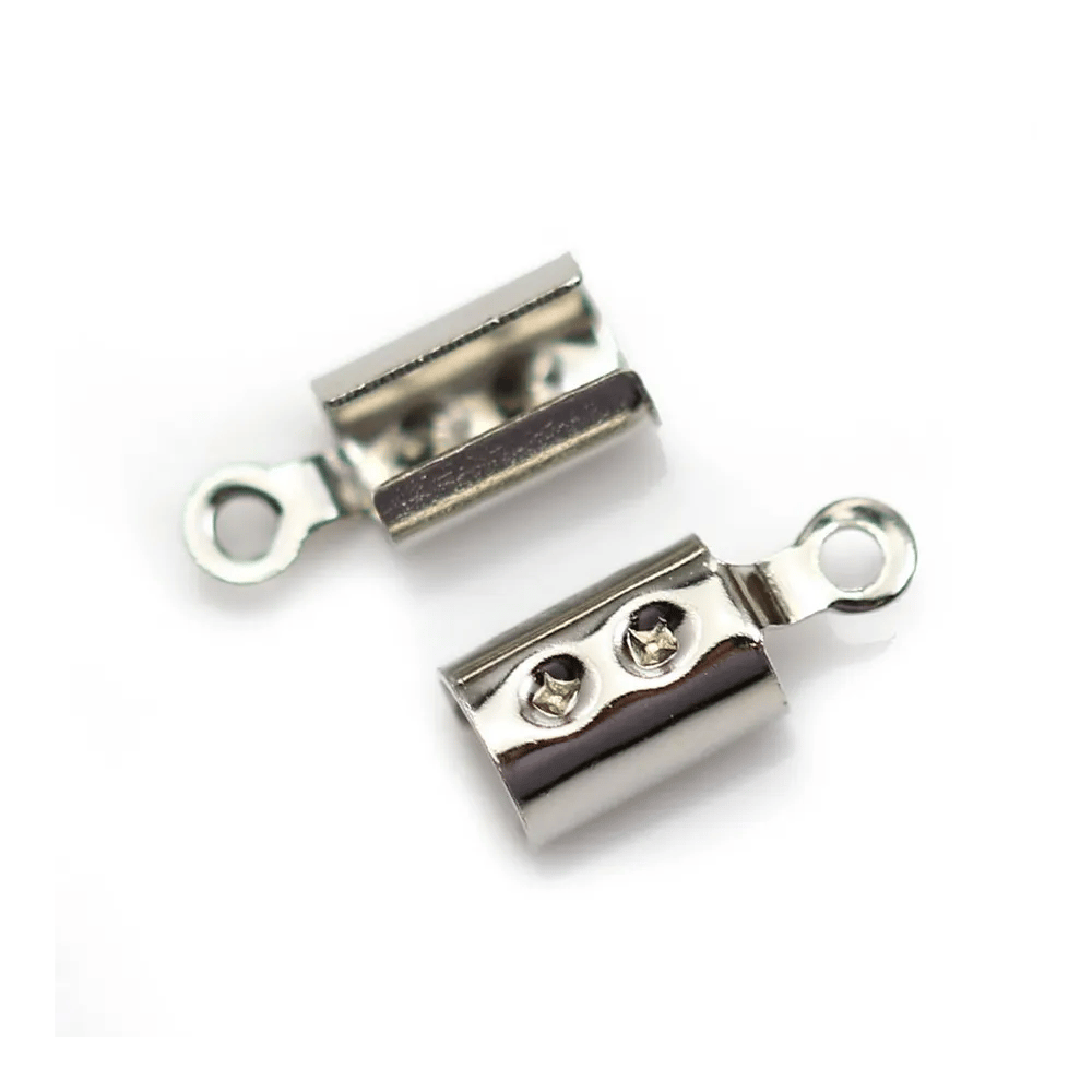 Pince lacet pour cordon 3mm en métal x 20pcs 