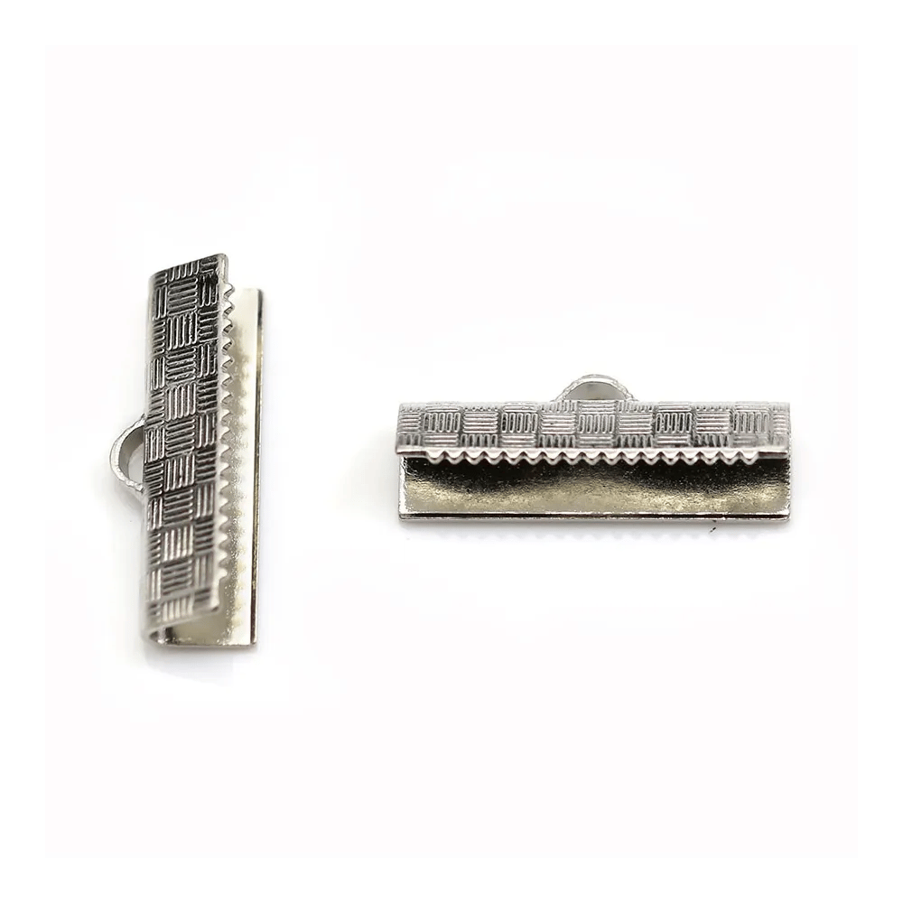Embouts griffes à serrer décorés 20mm x 20pcs
