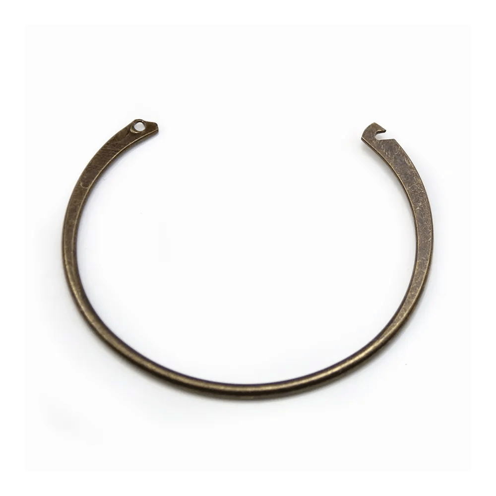 Jonc flexible, de couleur laiton, 64mm x 1pc