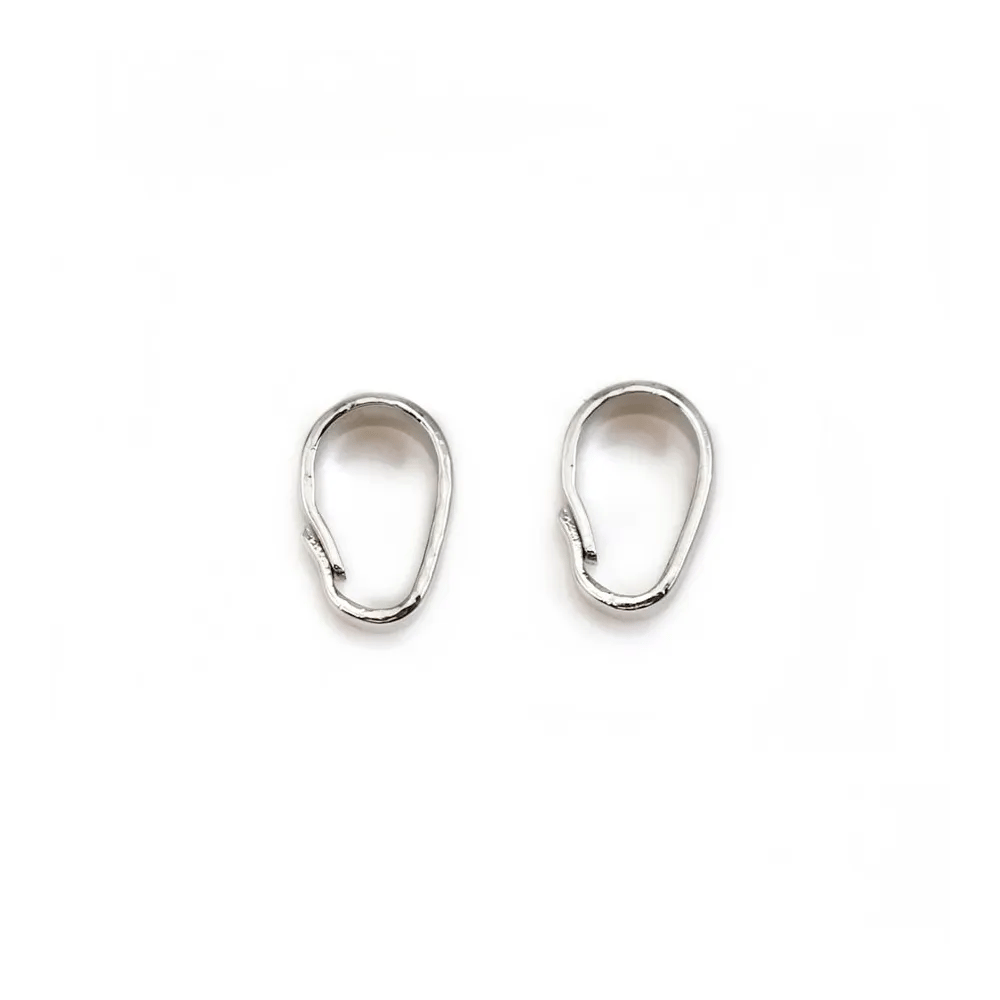 Bélière simple plaquée par "flash" or sur laiton 3x7mm x 10pcs