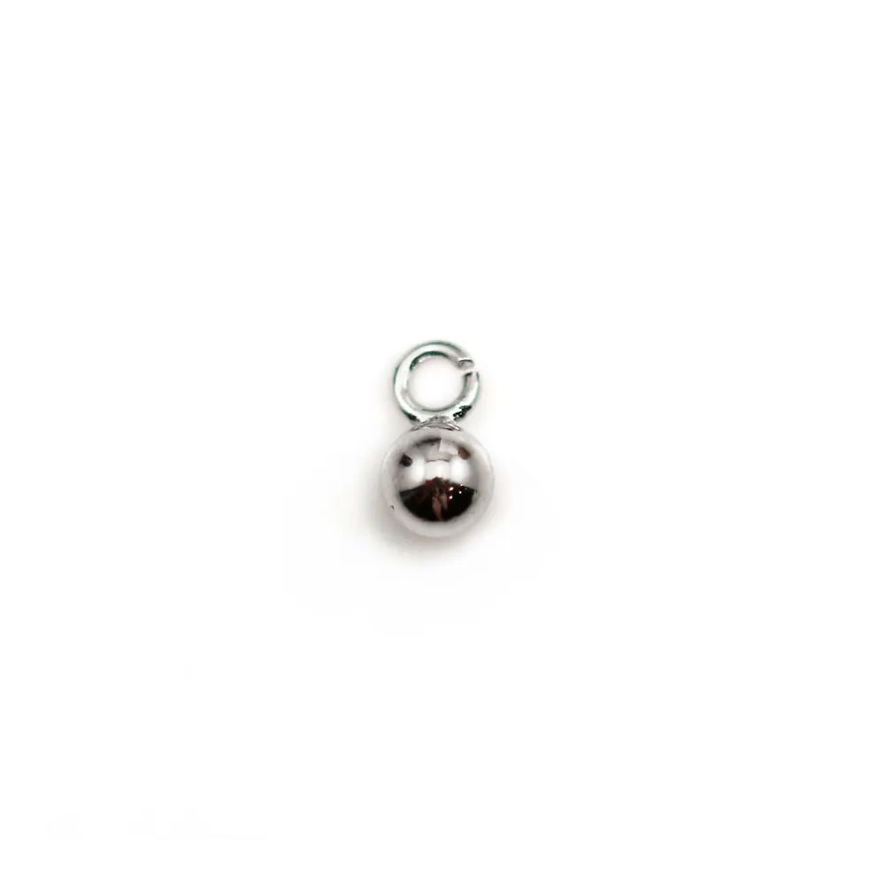 Breloque ronde 4mm, doré x 10pcs