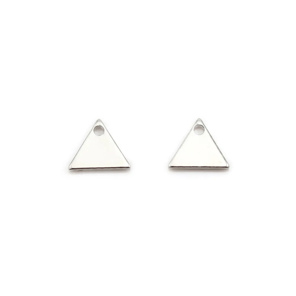 Round hammered charm, plated with "flash" gold on brass 8mm x 10pcs