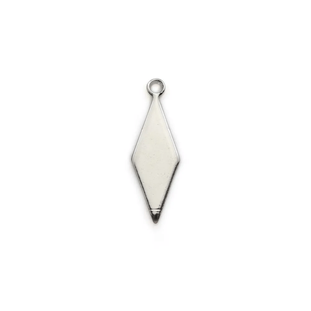 Charm in the shape of a moon, plated by "flash" gold on brass 9.5x11mm x 6pcs