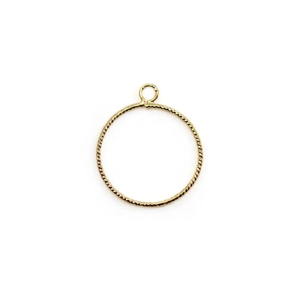Breloque en forme ronde 1.0x18mm x 4pcs
