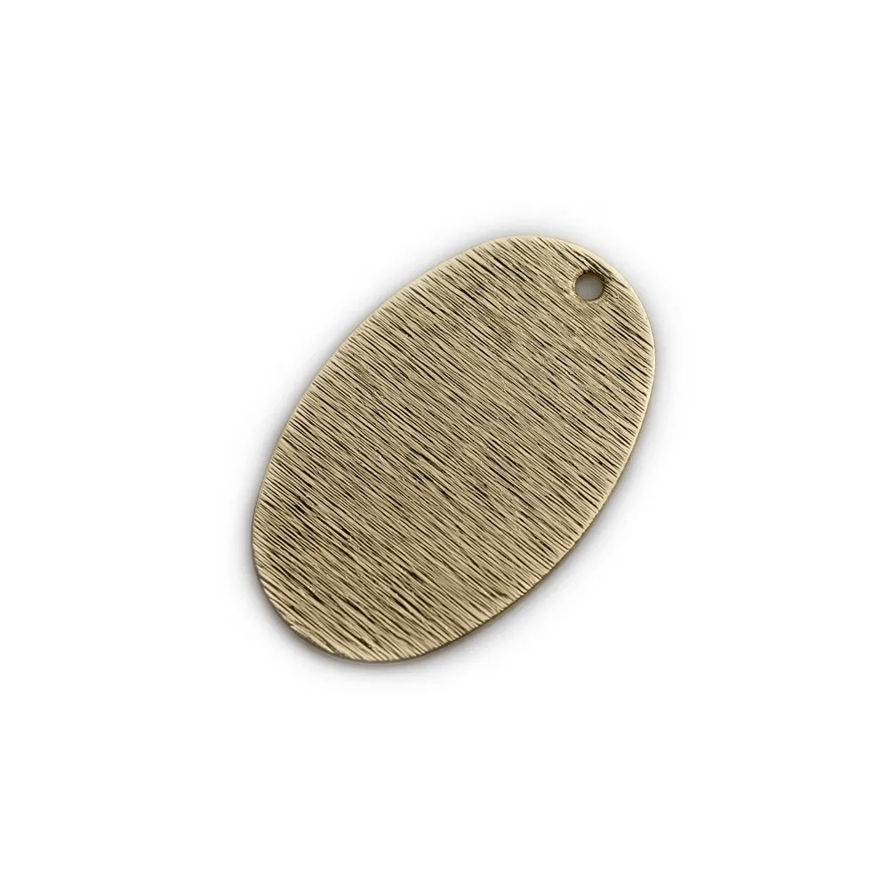 Charm in round shape 15mm plated by "flash" gold on brass x 4pcs