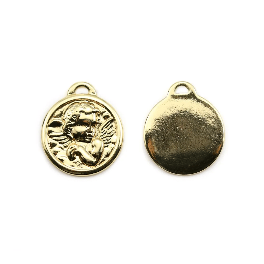 Pendentif médaille ange 