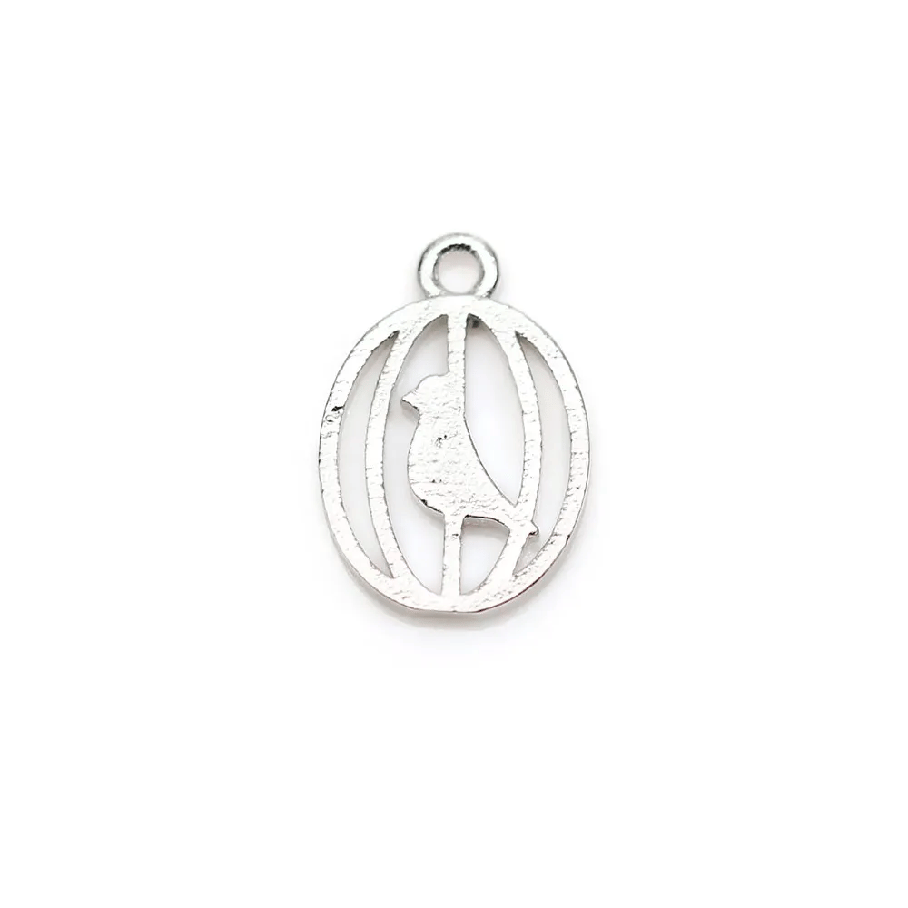 Snowflake pendant plated "flash" gold brass 5.8mm x 8pcs