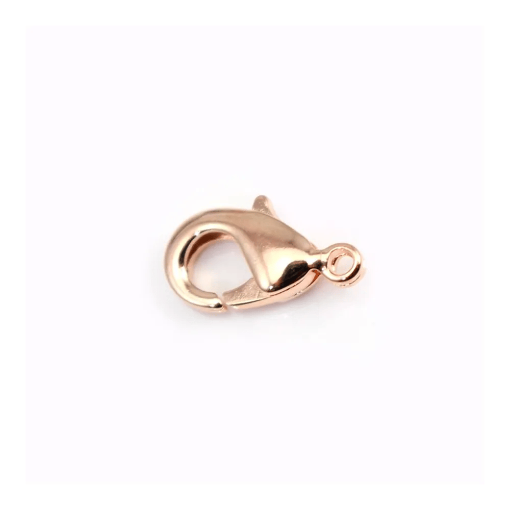 Fermoir mousqueton  sur laiton 5x10mm x 5pcs