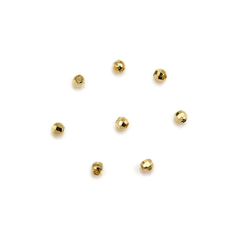 Intercalaire striée, plaqué par flash 25pcs