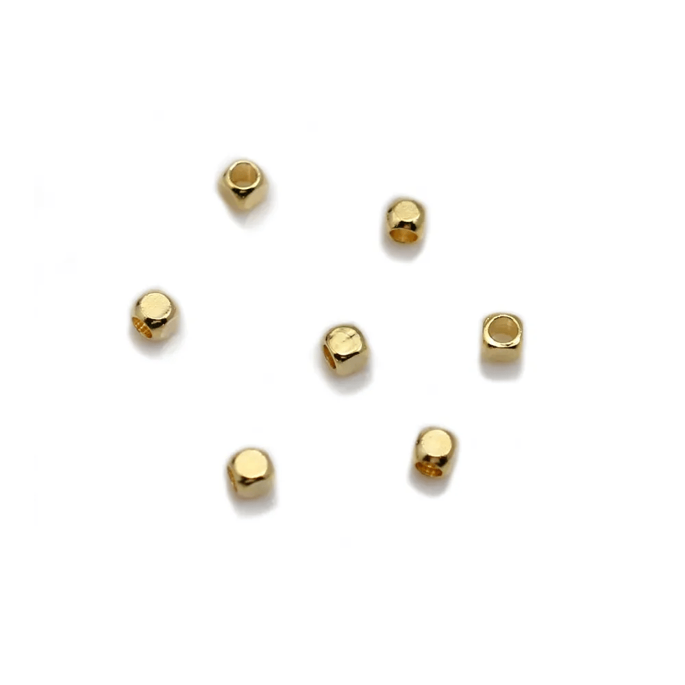 Intercalaire striée, plaqué par flash 15pcs