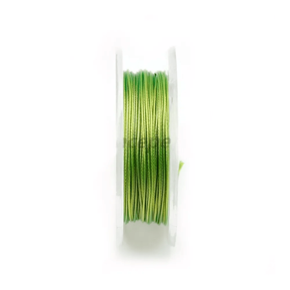 Fil cablé 7 brins vert jade 0.38mm x 10 m
