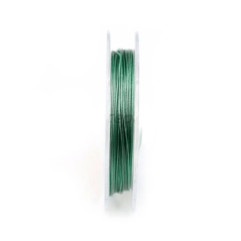 Fil cablé 7 brins olive 0.38mm x 10 m
