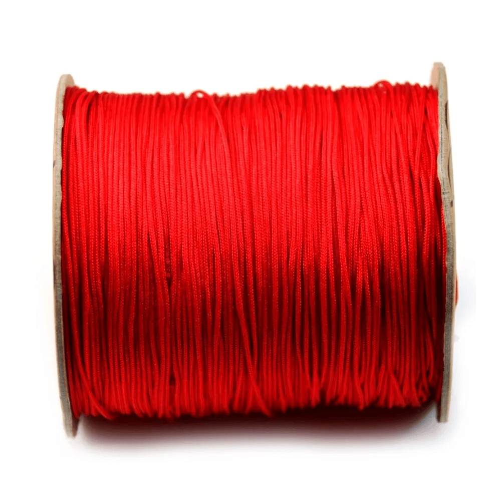 Fil polyester rouge 1 mm x 250 m