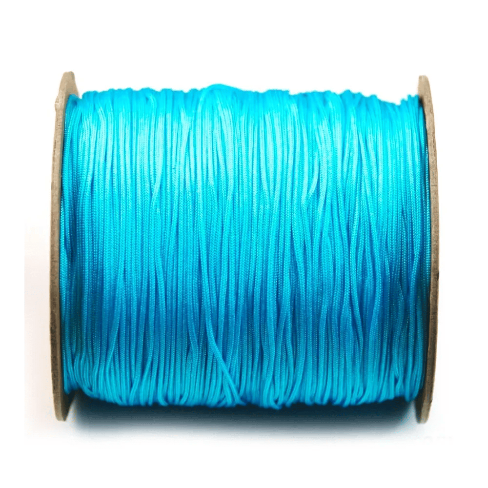 Fil polyester bleu ciel 1mm x 250m