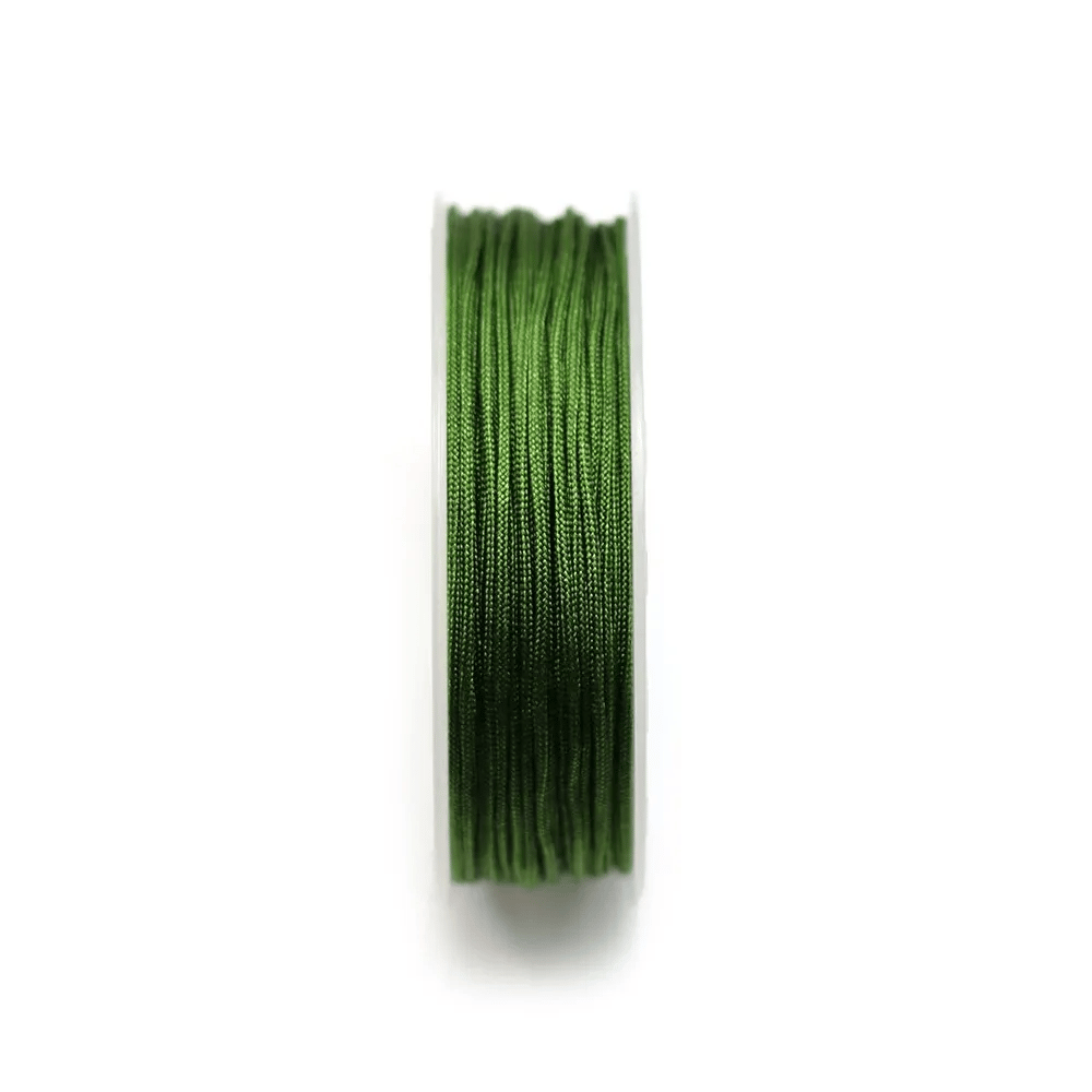 Fil polyester vert avocat irisé x 15m