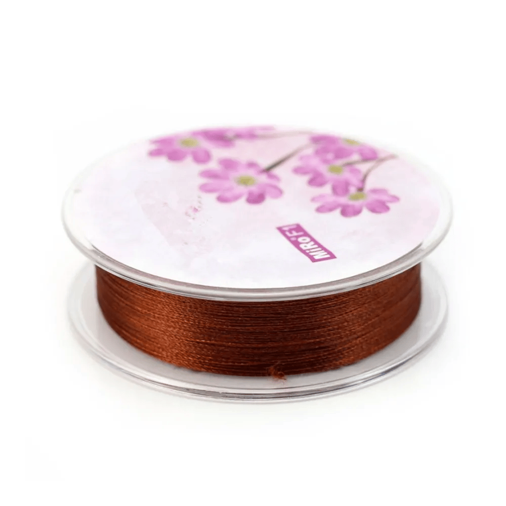 Fil polyester marron 0.3 mm x 300m
