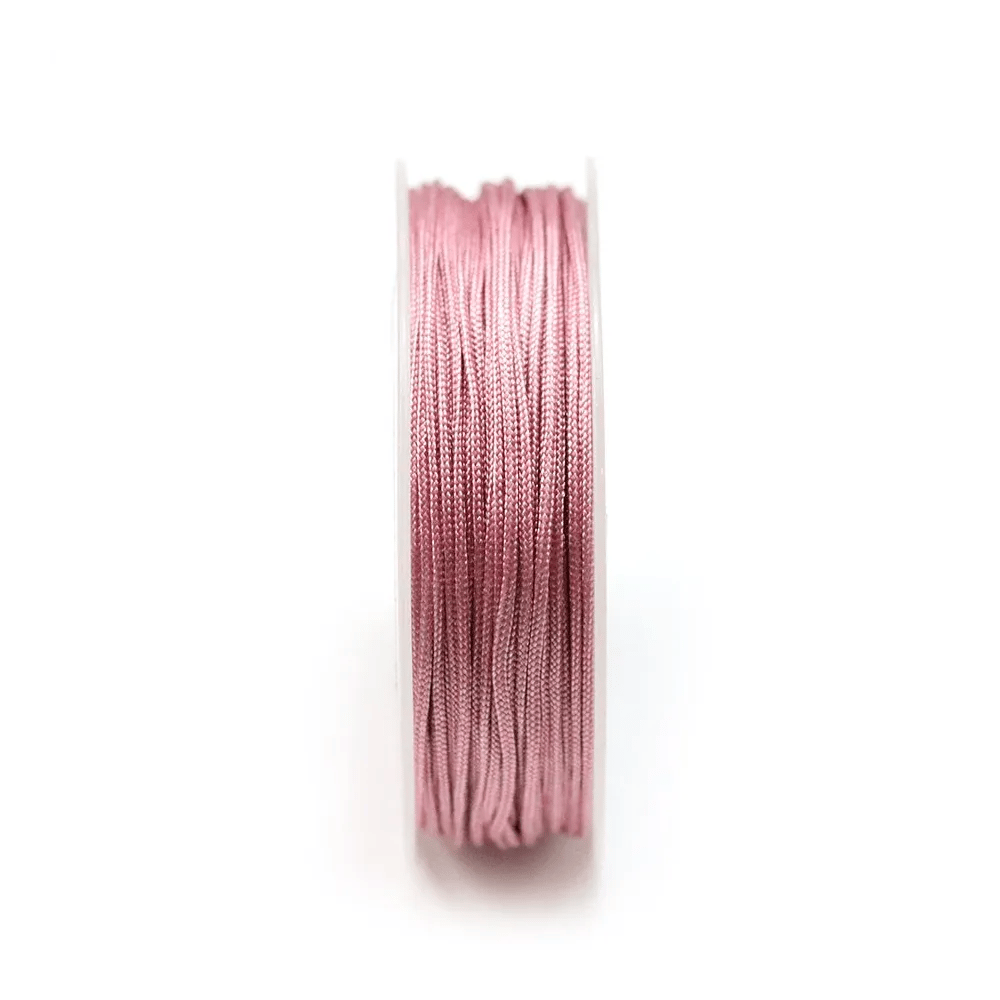 Fil polyester rose foncé irisé 1.5mm x 15m
