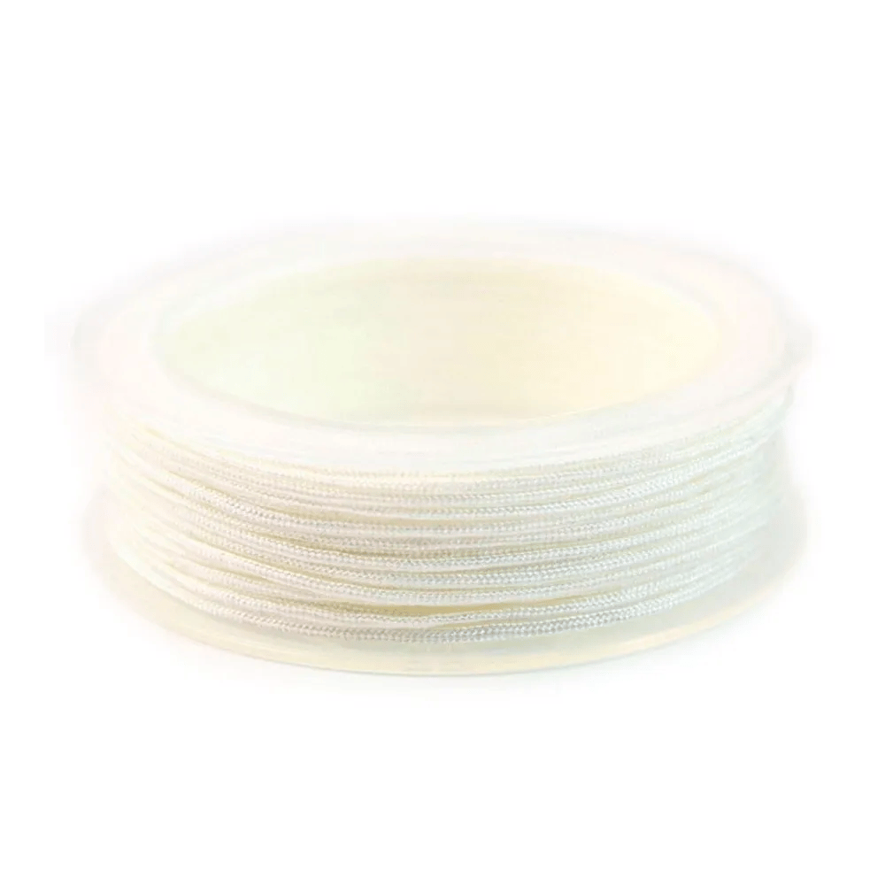 Fil polyester Blanc 1.5mm x 15 m