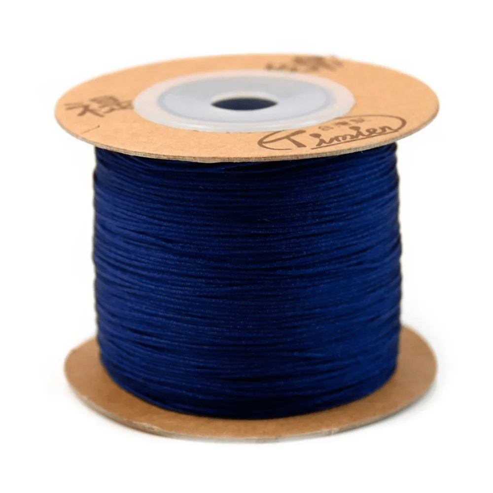 Fil polyester bleu marrine 0.5 mm x 5 m